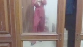 red dress sexygeny smoking mirror 33k
