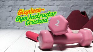 Macro Gym Instructor Crushed By Unaware Giantess