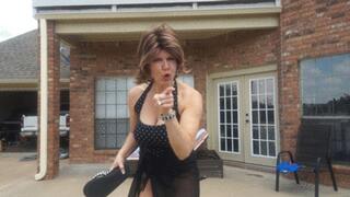 Step-Mommy spanks you and puts you in a diaper for peeing in the pool