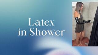 latex shower