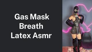 latex asmr and gas mask breath