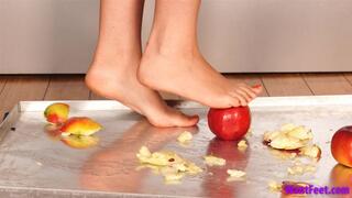 Myla Apple Crush - Barefoot Food Squish - HD MP4