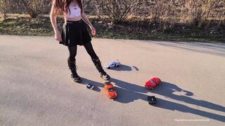 toy car crush in New Rock Boots