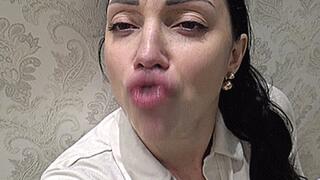 drool under the nose m