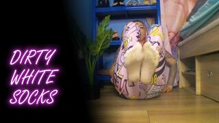Lady Angela dirty white socks jerk off encouragement JOI MILF domme workout clothes leggings fetish cum countdown MILF FEET