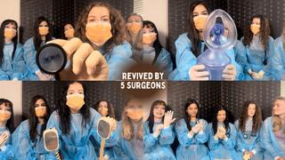 Revived By 5 Surgeons During Surgery Feat Aria Nicole, Ditria Rose, Misty Addams, Nathalia, and Tyler Lynn 1080p