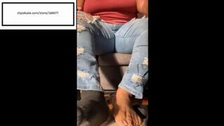 MamaPhatt out black socks itchy and dry