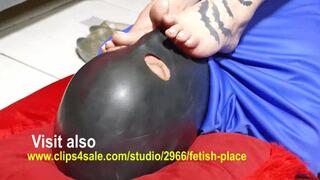 SERVE ME AS A FOOTSTOOL WHILE I AM READING AND RELAXING MY FEET