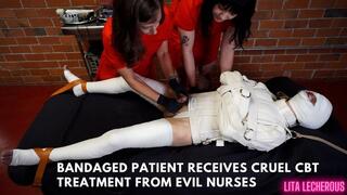 Evil Nurses Torment Patien in Full Body Cast featuring Sounding, E-Stim, CBT, Bondage, Double Domination, BDSM, Femdom with Elise Graves, Lita Lecherous and Kino Payne - WMV HD