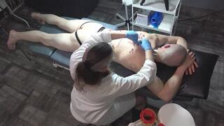 Needles and staples : remove