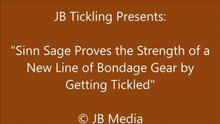 Sinn Sage Tickled to Demonstrate the Bondage Gear - HD