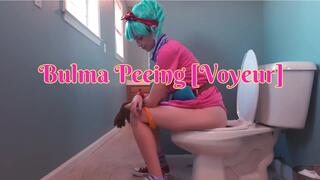 Bulma Peeing Voyeur SD