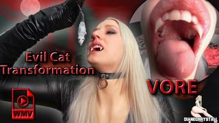 Evil Cat Woman Transformation VORE Breast Expansion Claw Executrix Revenge WMV