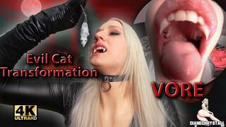 Evil Cat Woman Transformation VORE Breast Expansion Claw Executrix Revenge 4K