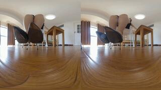 3DVR180 degree COCO black heels Smelly socks squished