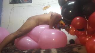Hump and cum cluster balloons
