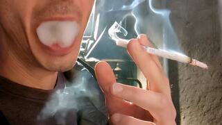 Smoking EVE 120s blue at night 280325 SLOW