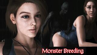 Slutty Jill Valentine Fucked and Bred By Ugly Black Monster