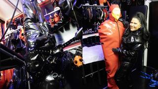 Experimental Extreme Rubber Bondage superb fetish video