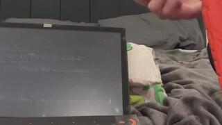 Nastrya hard crush laptop (jumping and splitting + dirty foot + sneakers