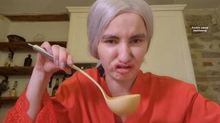 BLOWING NOSE LIKE BANANA