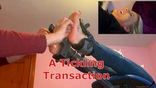 A Tickling Transaction Princess Isabella And Antickl Male Tickling Female on Inversion Table With POV Foot Tickling