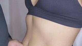 Beating the oiled belly - custom