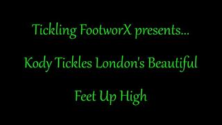 Kody Tickles London's Beautiful Feet Up High
