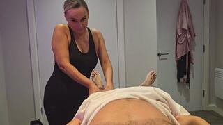 Mature Masseuse Gives POV Massage
