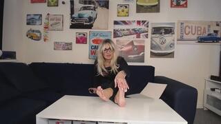 Your coworker finds out about your feet addiction