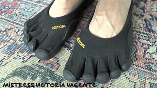 My Special Toe Barefoot Shoes with Rubber Soles by Victoria Valente
