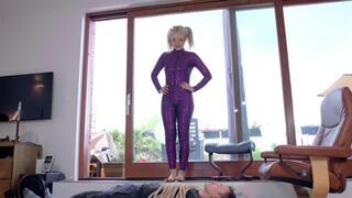Catwoman (Khaleesi From Ukraine) And Her Servant - Part 1 - Russian Language - 4K