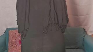 Shaking And Bending Over Mia Niqab