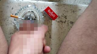 Smoking Marlboro Red 100s Crafted masturbation cum 260325 4K