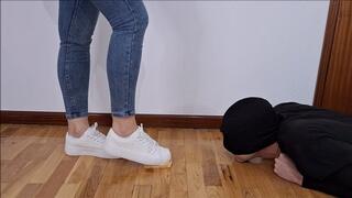 Eat your bread on my sneakers