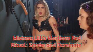 Mistress Lilli's Marlboro Red Ritual: Smoke and Dominate - SFL328