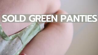 Sold green panties