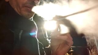 Smoking Eve 120s great back lighting 140325 SLOW