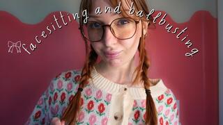 874 Face Sitting and Ball Busting