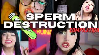 30 Min Sperm Destruction Compilation