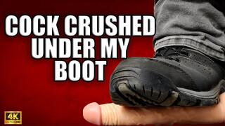 KingMarti: Cock Crushed Under My Boot 4k