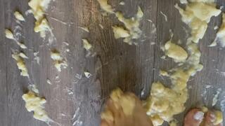 CRUSHING BANANA WITH MY DIRTY NAKED FEET - FOOD CRUSH SMASH asmr