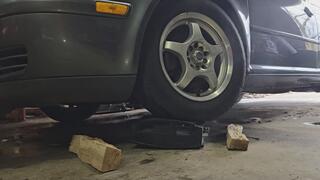 Projector crush with car pt1