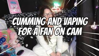 Dual Toy Domination: Vaping MILF Uses a Dildo & Vibrator to Explosive Orgasm