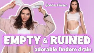 Empty and Ruined Adorable Findom Drain Pay Piggy Stroke Send Goddess Vivien