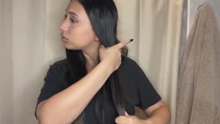 Dry Hair Wash with Shampoo