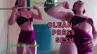 Clean + Press camel toe sesh