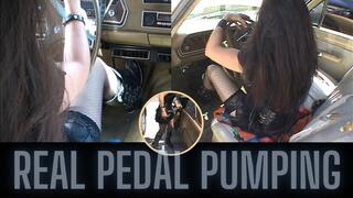 Goth Fishnets Boots Hard Starting 74' Plymouth Scamp