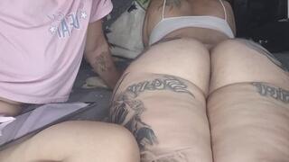 My girl very close to my ass endures the smell of my loud and disgusting farts and has to give a score to each sound of my farts