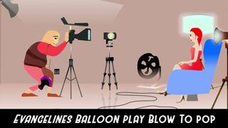 Evangelines Balloon POP Play in Pantyhose